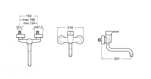 смеситель для раковины L20  ( хром )  