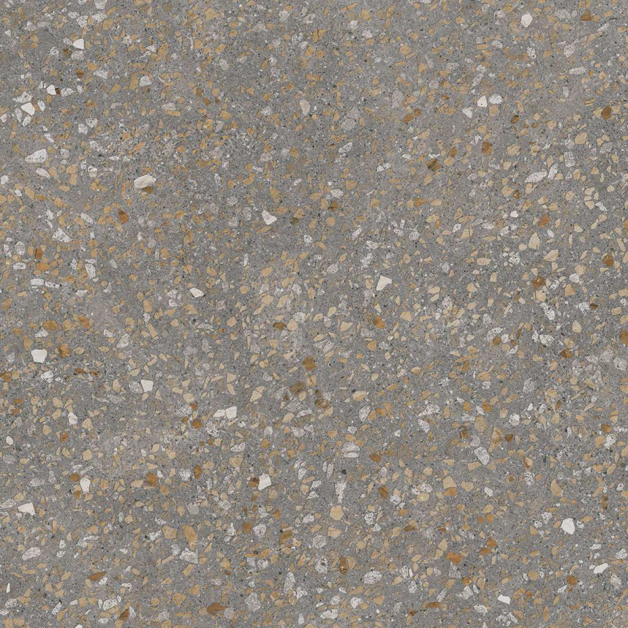 Терраццо коричневый обрезной 60х60 