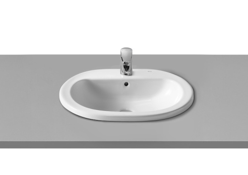 встраиваемый умывальник Coral  / 56х48 /   ( бел ) 