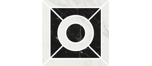 Декор Фрагонар наборный белый  9,9х9,9