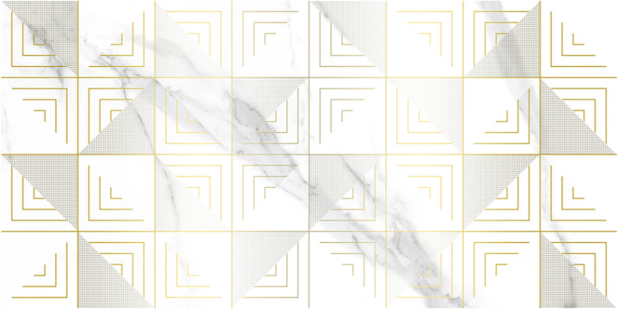 Blondi Декор белый 25х50 