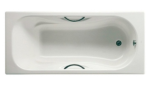 ванна MALIBU с отверстиями под ручки  / 170х70 /   ( бел )  