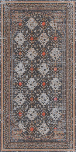 Классика коричневый декорированный обрезной 119,5х238,5