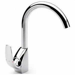 смеситель M 2 для мойки с высоким подвижным изливом  ( хром ) 