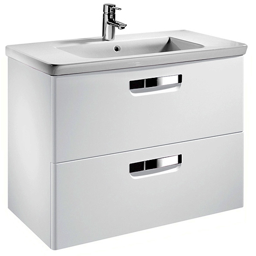 тумба под раковину GAP / 60x60x41,2 /  ( белый глянцевый )  