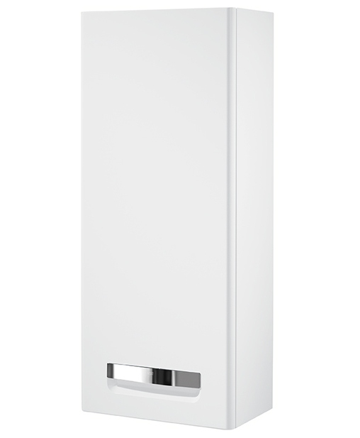 шкаф навесной GAP левый  / 34,4х20х80 /   ( белый глянцевый )  