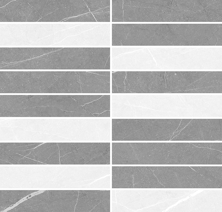 Rubio Мозаика микс серый 28,6х29,8 