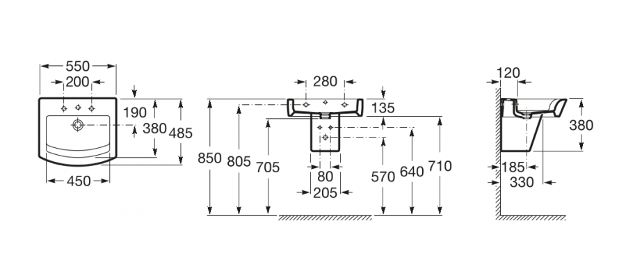полупьедестал HALL  ( бел )  