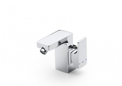 смеситель L90 для биде с рычагом сбоку, с донным клапаном   ( хром ) 