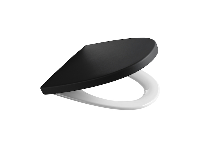 крышка / сиденье KHROMA микролифт  ( черное )  