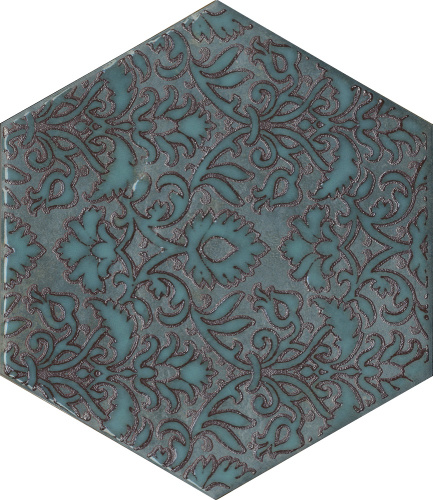 Декор Гроссето синий 20х23,1