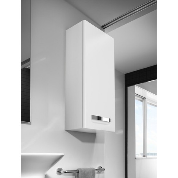 шкаф навесной GAP правый  / 34,4х20х80 /   ( белый глянцевый )  