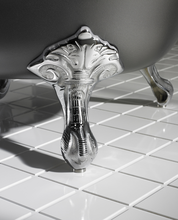 комплект ножек д / ванны NEWCAST EAGLE  ( чугун / хром )  