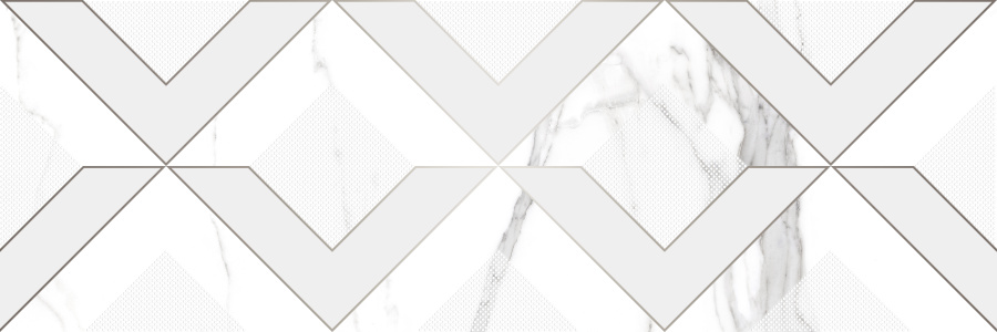 Viva Декор белый 20х60 