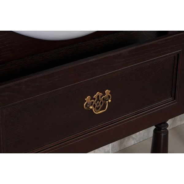 тумба под раковину AMERICA  / 85 /  ( дуб тёмный шоколад )  