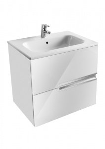 тумба VICTORIA NORD ICE  EDITION 60 подвесная  / 58,6,6х45х55 /   ( белый ) 