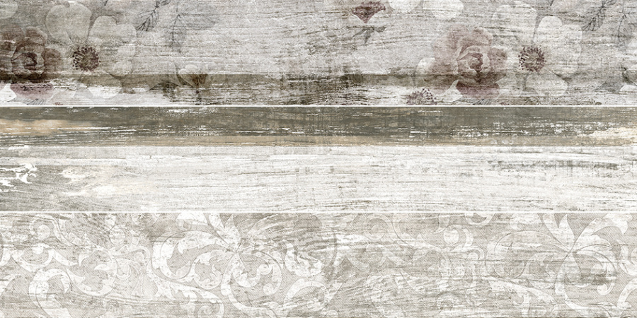 Next Плитка настенная серый узор 25х50 