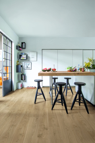 Quick-Step Perspective Доска дуба белого светло-бежевая